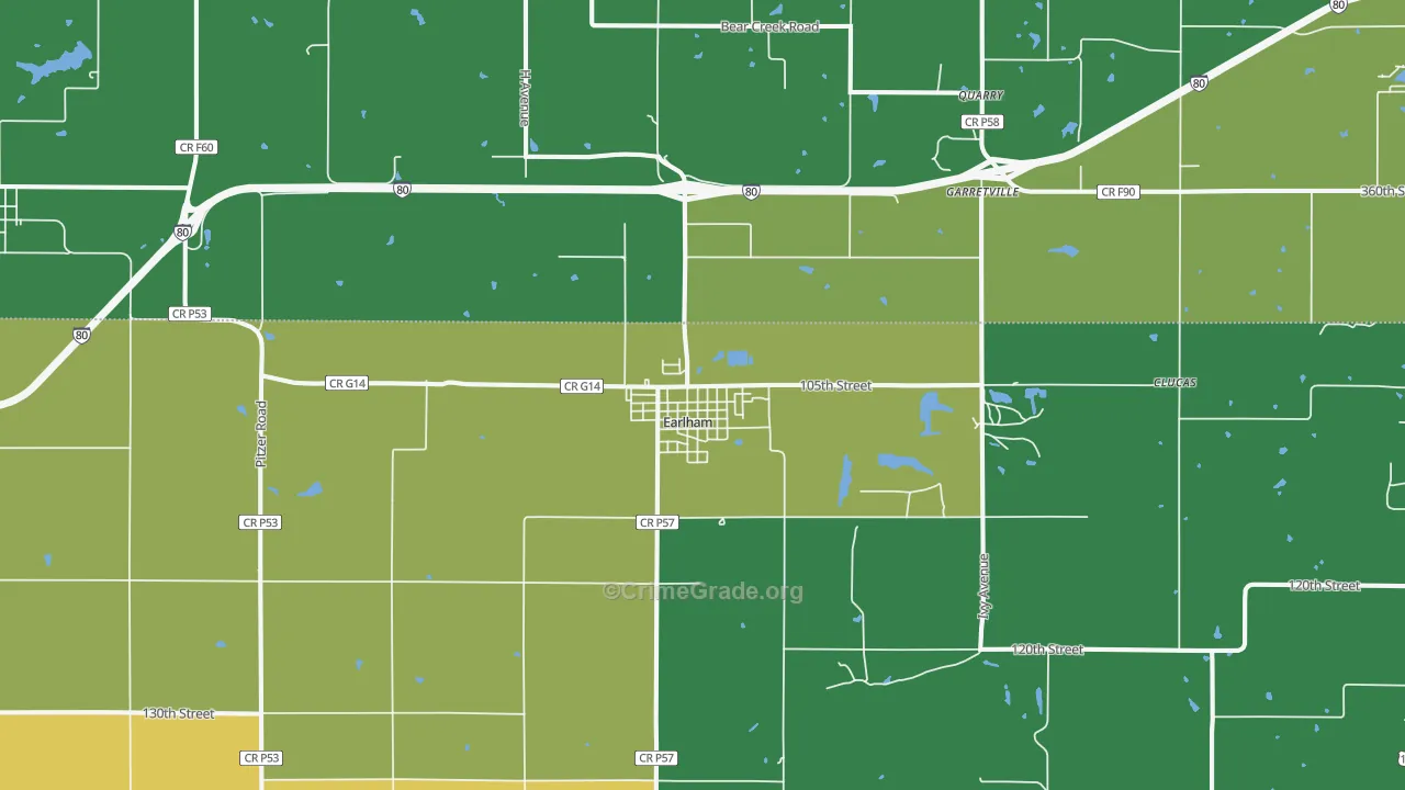 50072, IA Map of Drug-Related Crime Rates