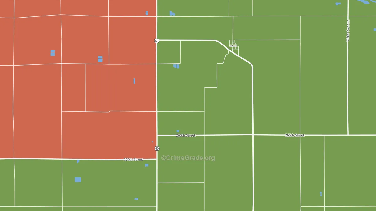 50101, IA Map of Drug-Related Crime Rates
