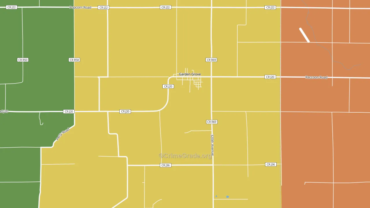 50103, IA Map of Drug-Related Crime Rates