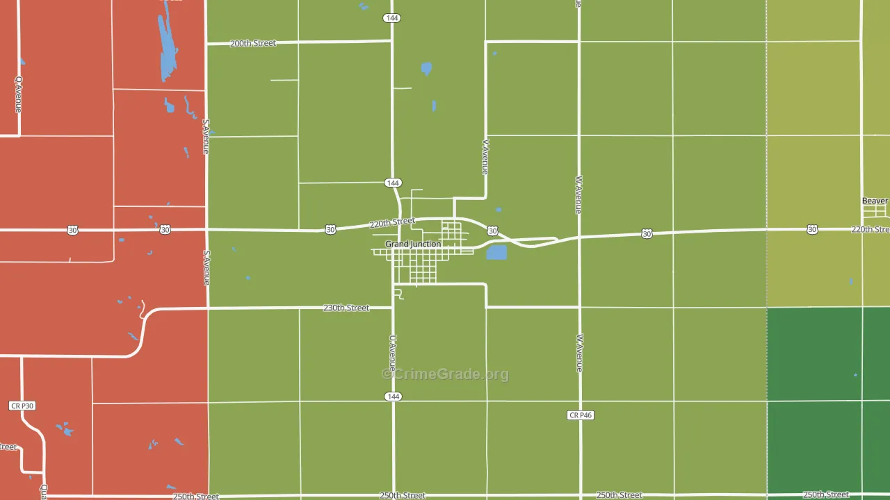 50107, IA Map of Drug-Related Crime Rates