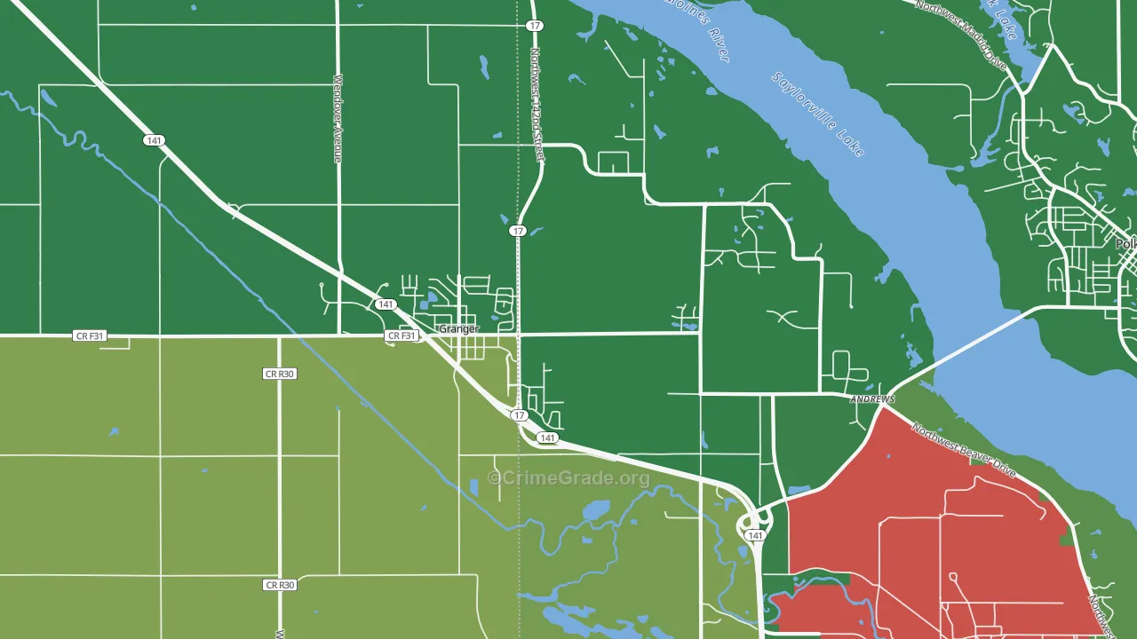 50109, IA Map of Drug-Related Crime Rates