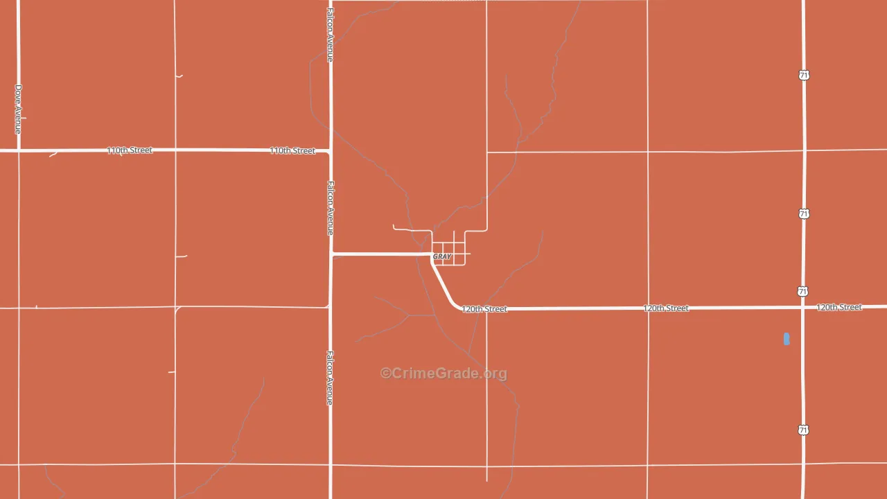 50110, IA Map of Drug-Related Crime Rates
