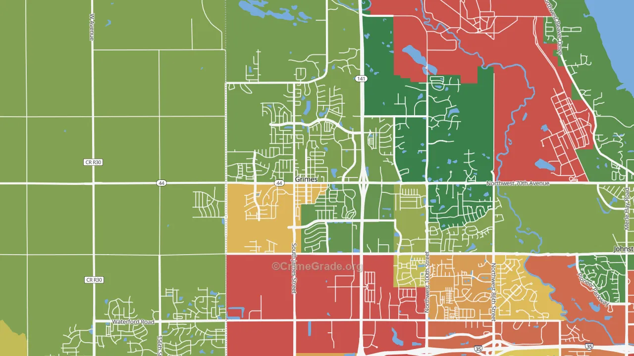 50111, IA Map of Drug-Related Crime Rates