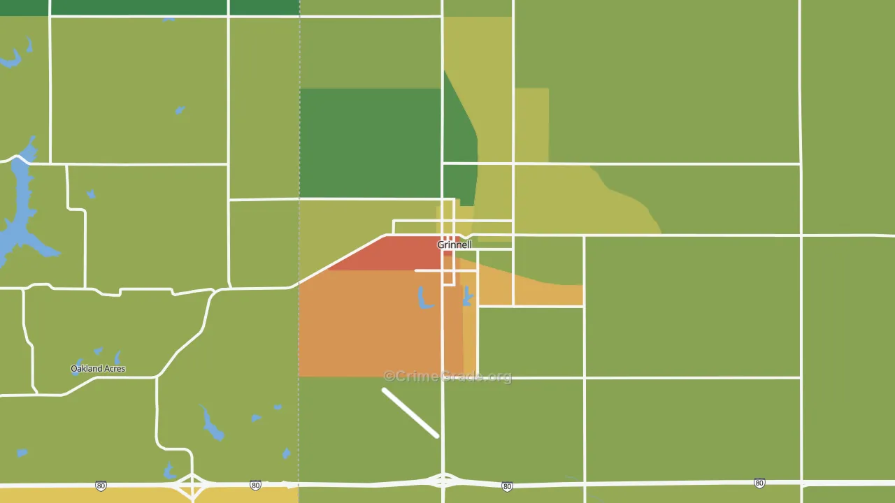 50112, IA Map of Drug-Related Crime Rates