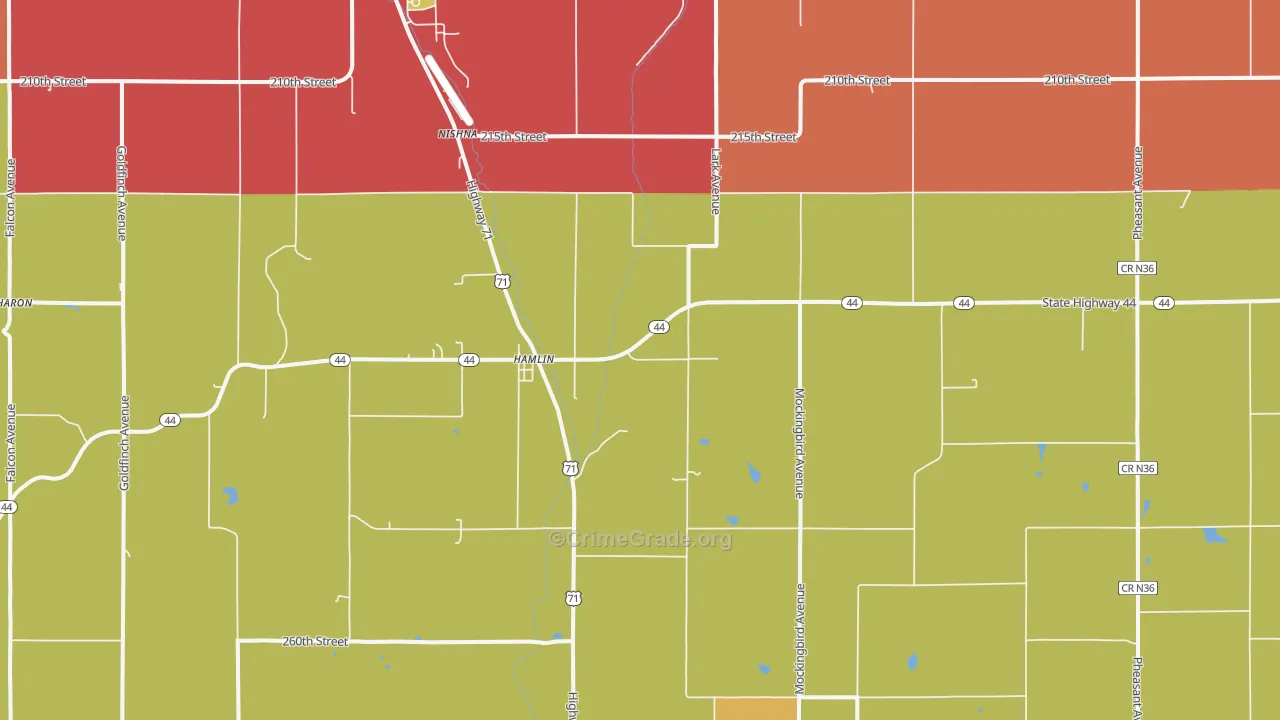 50117, IA Map of Drug-Related Crime Rates
