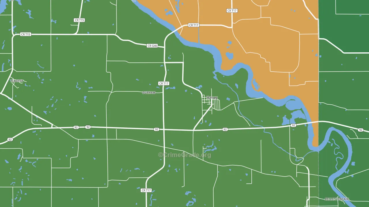 50119, IA Map of Drug-Related Crime Rates