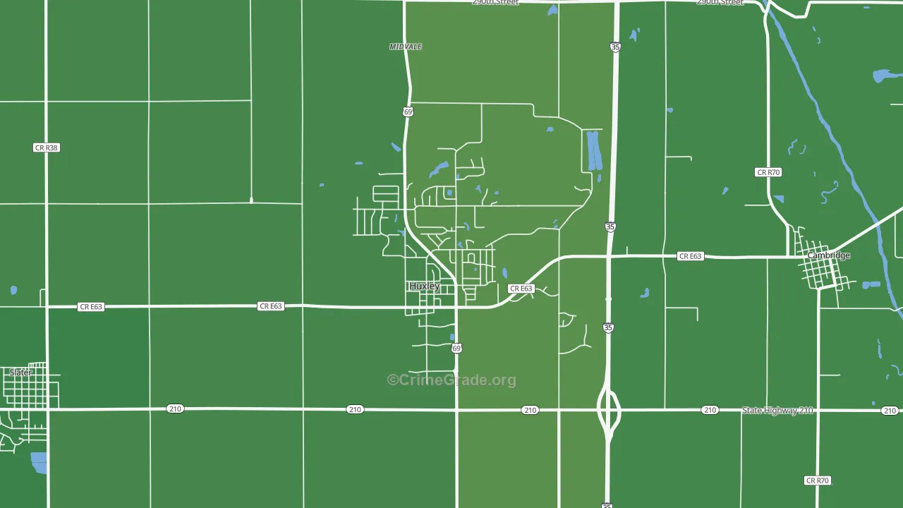 50124, IA Map of Drug-Related Crime Rates