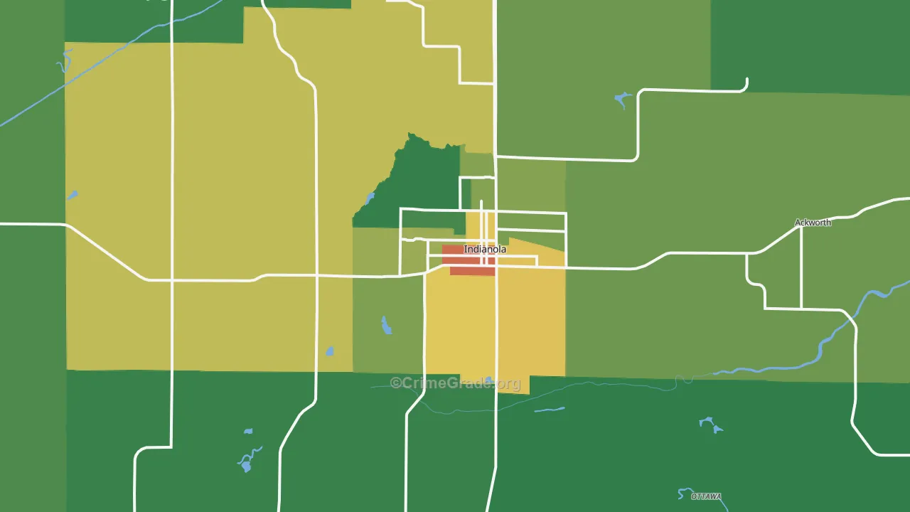50125, IA Map of Drug-Related Crime Rates