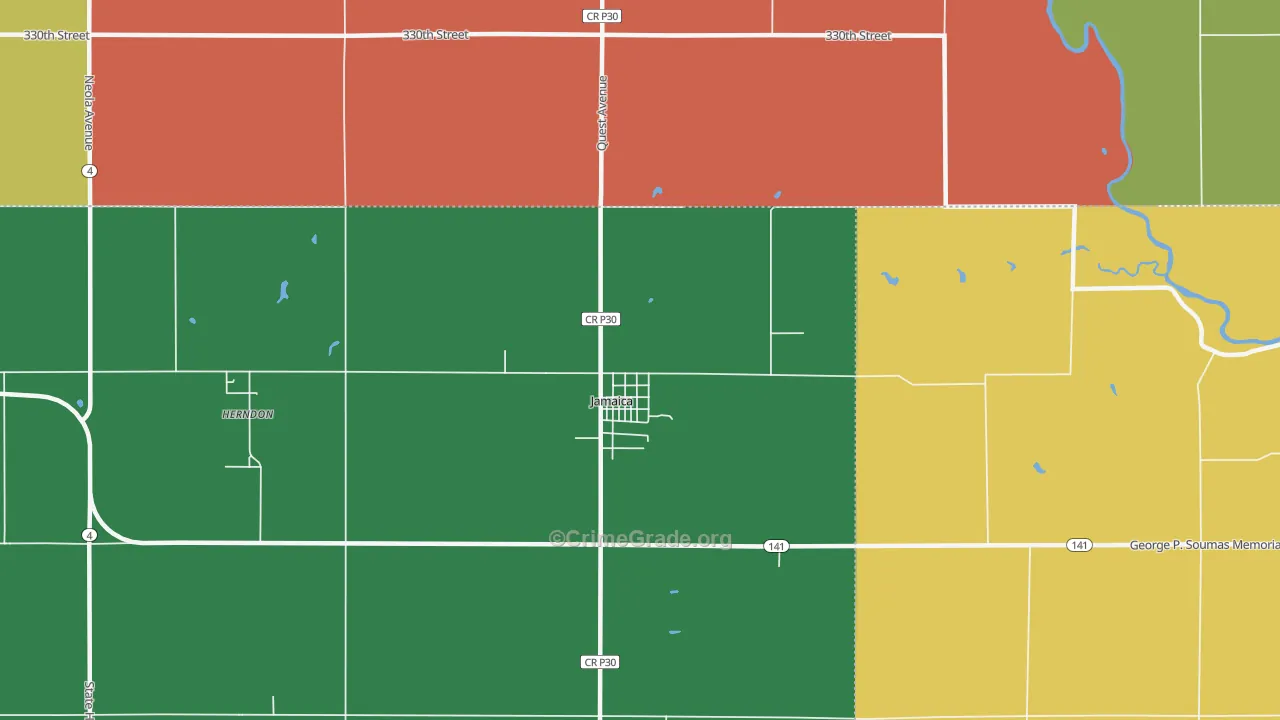 50128, IA Map of Drug-Related Crime Rates