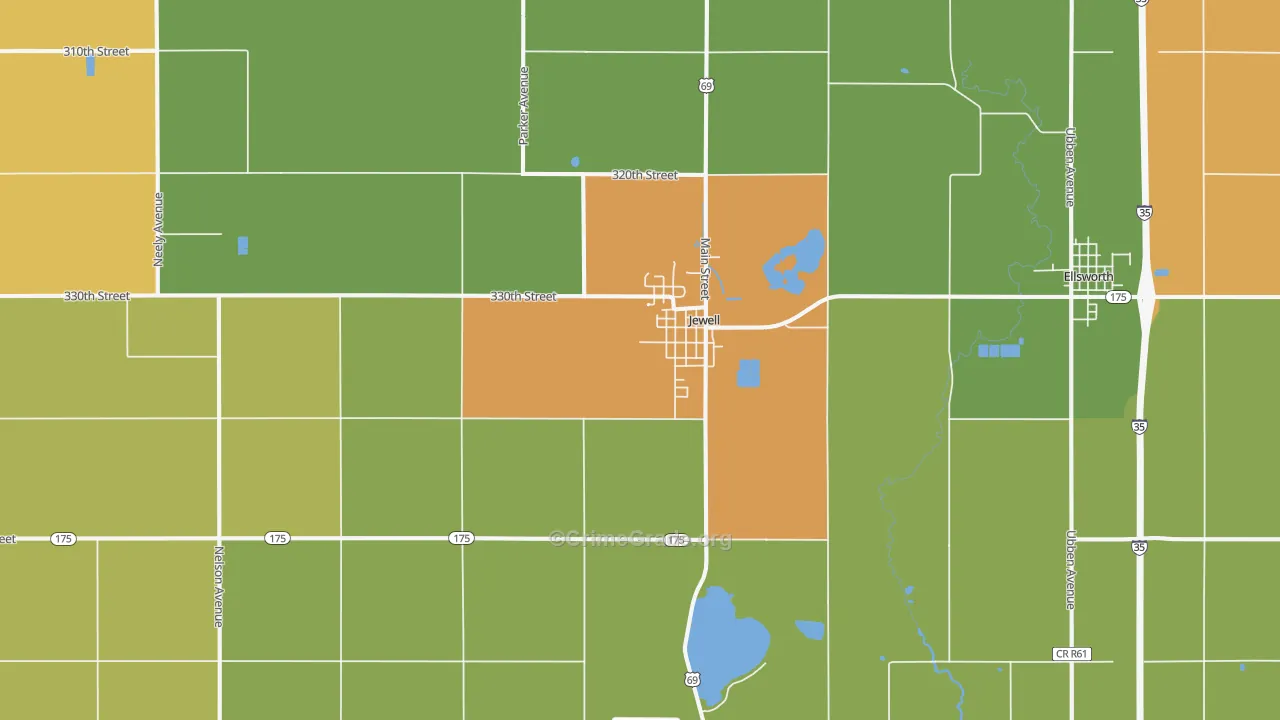 50130, IA Map of Drug-Related Crime Rates