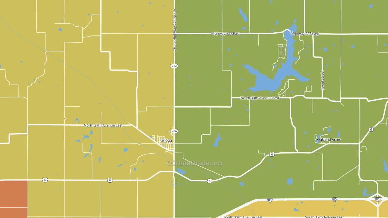 50135, IA Map of Drug-Related Crime Rates