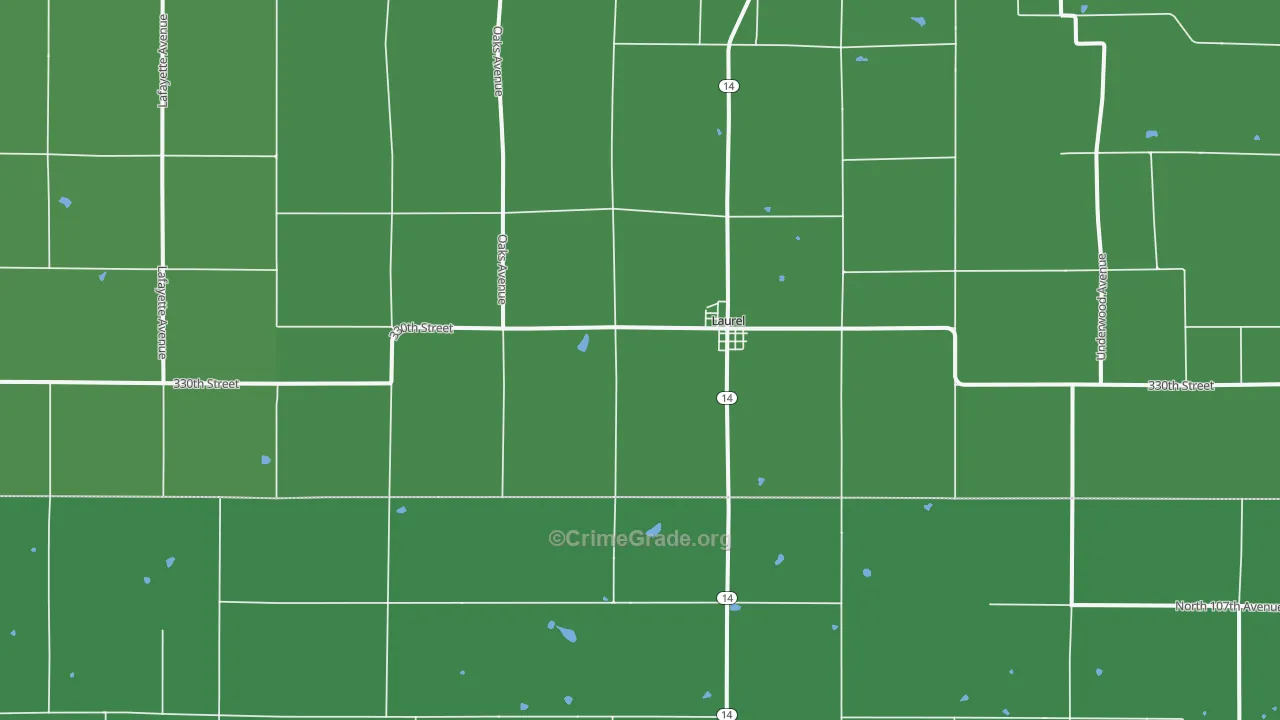 50141, IA Map of Drug-Related Crime Rates