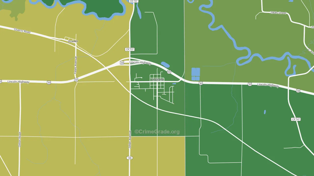 50142, IA Map of Drug-Related Crime Rates