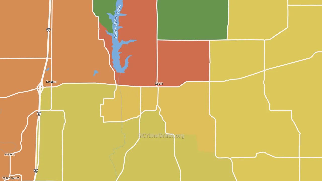 50144, IA Map of Drug-Related Crime Rates