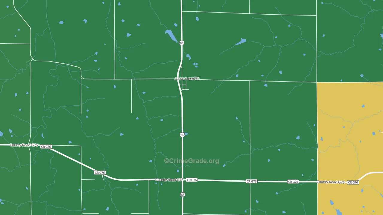 50145, IA Map of Drug-Related Crime Rates