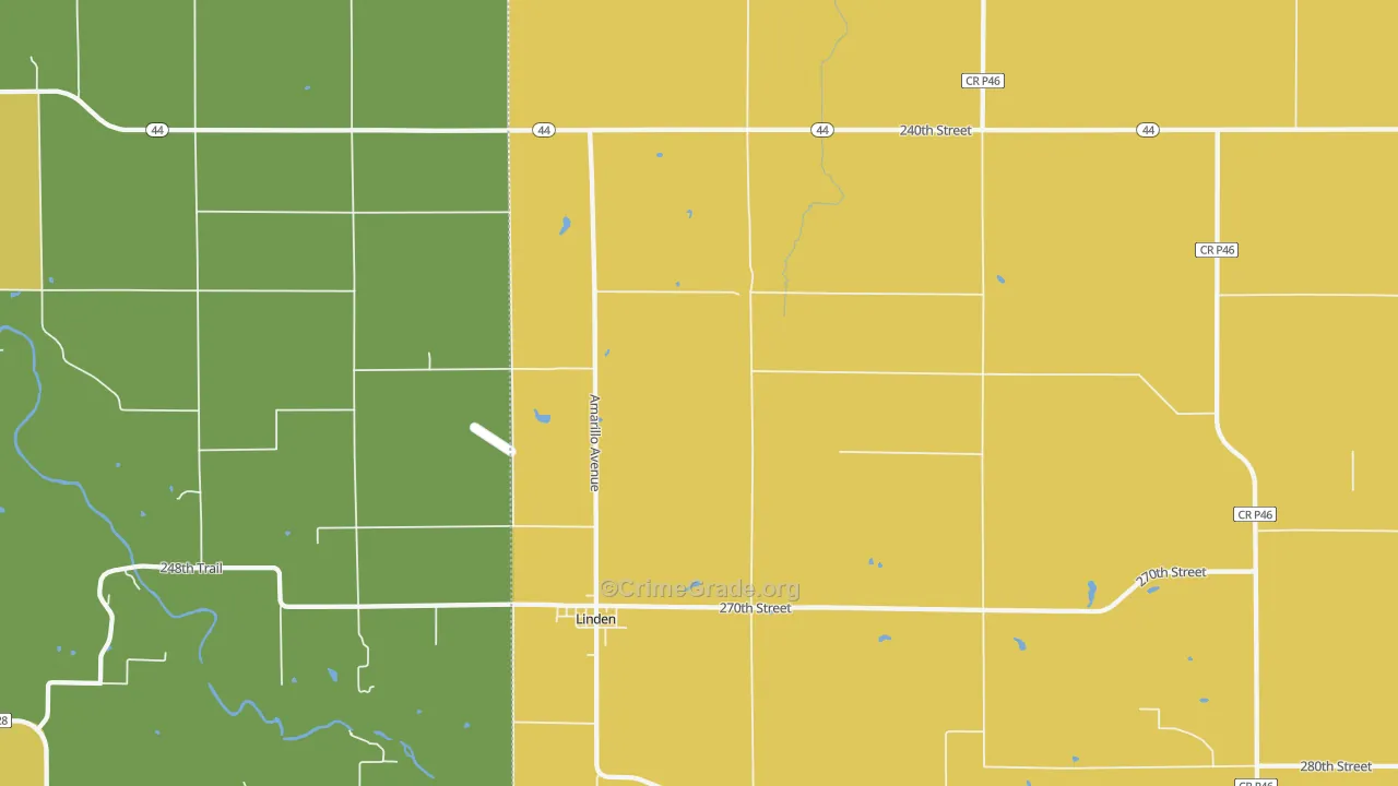 50146, IA Map of Drug-Related Crime Rates