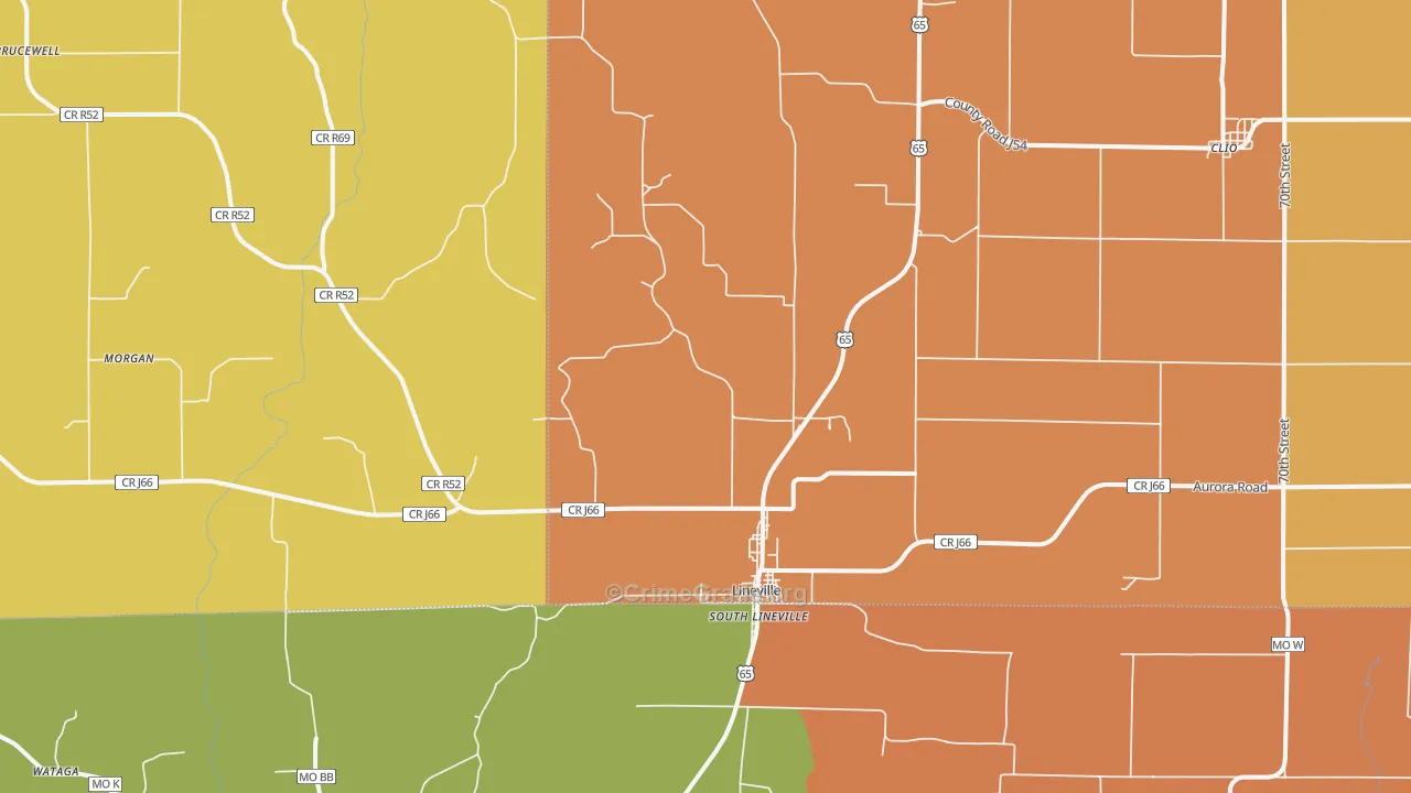 50147, IA Map of Drug-Related Crime Rates