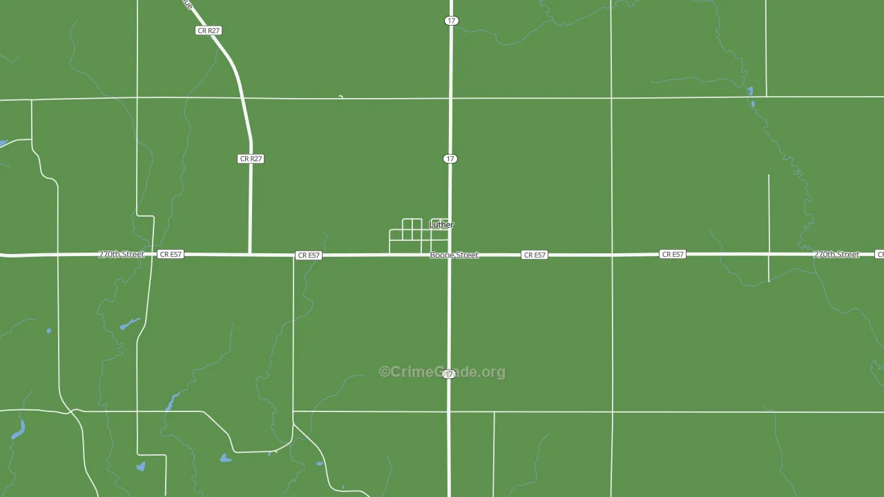 50152, IA Map of Drug-Related Crime Rates