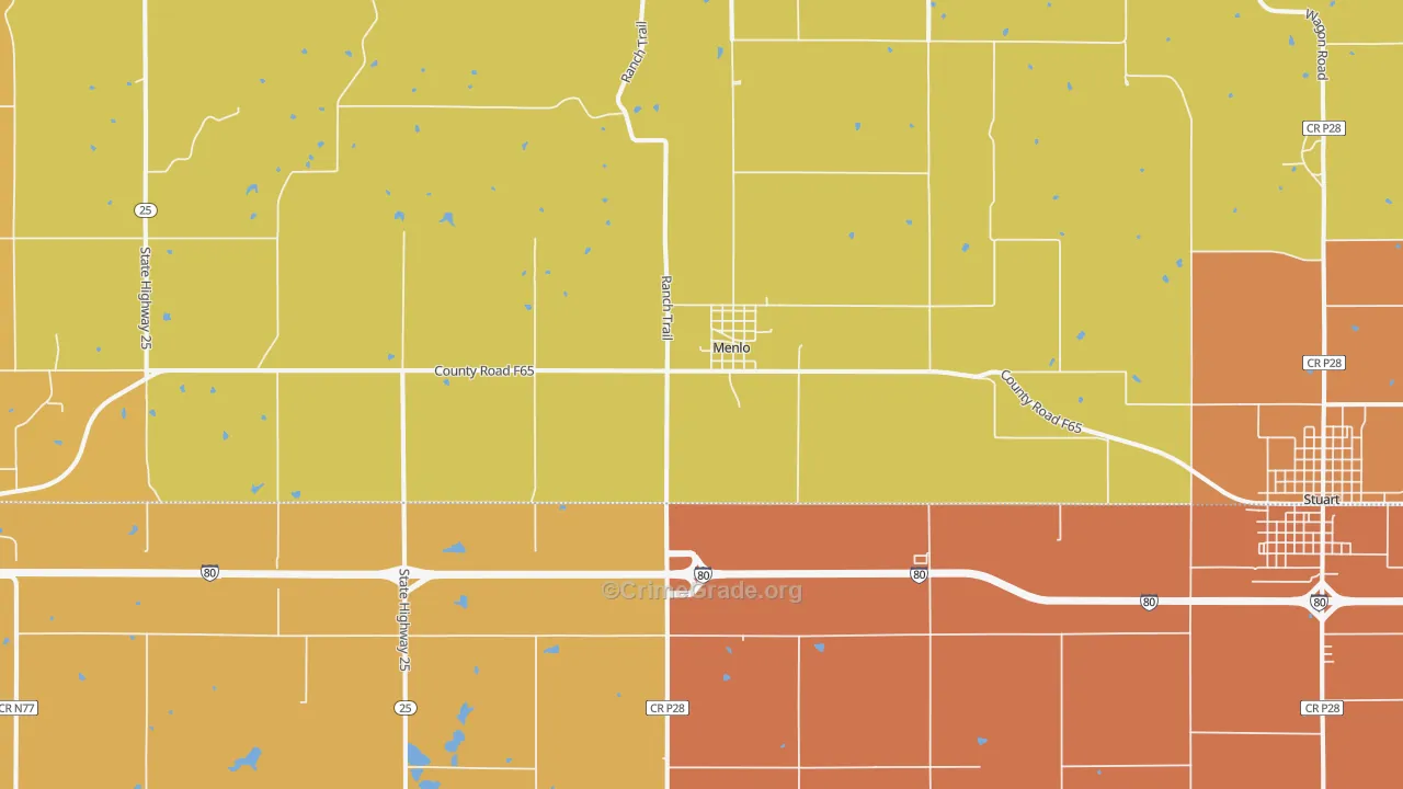 50164, IA Map of Drug-Related Crime Rates
