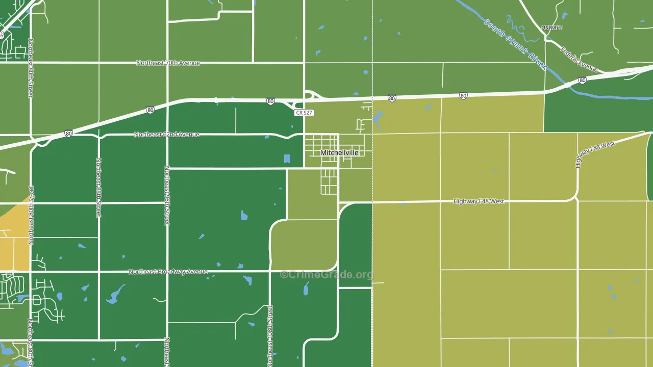 50169, IA Map of Drug-Related Crime Rates