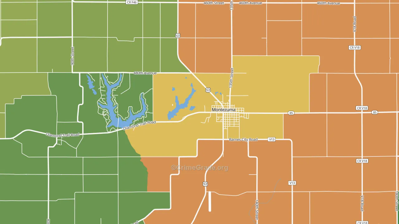 50171, IA Map of Drug-Related Crime Rates