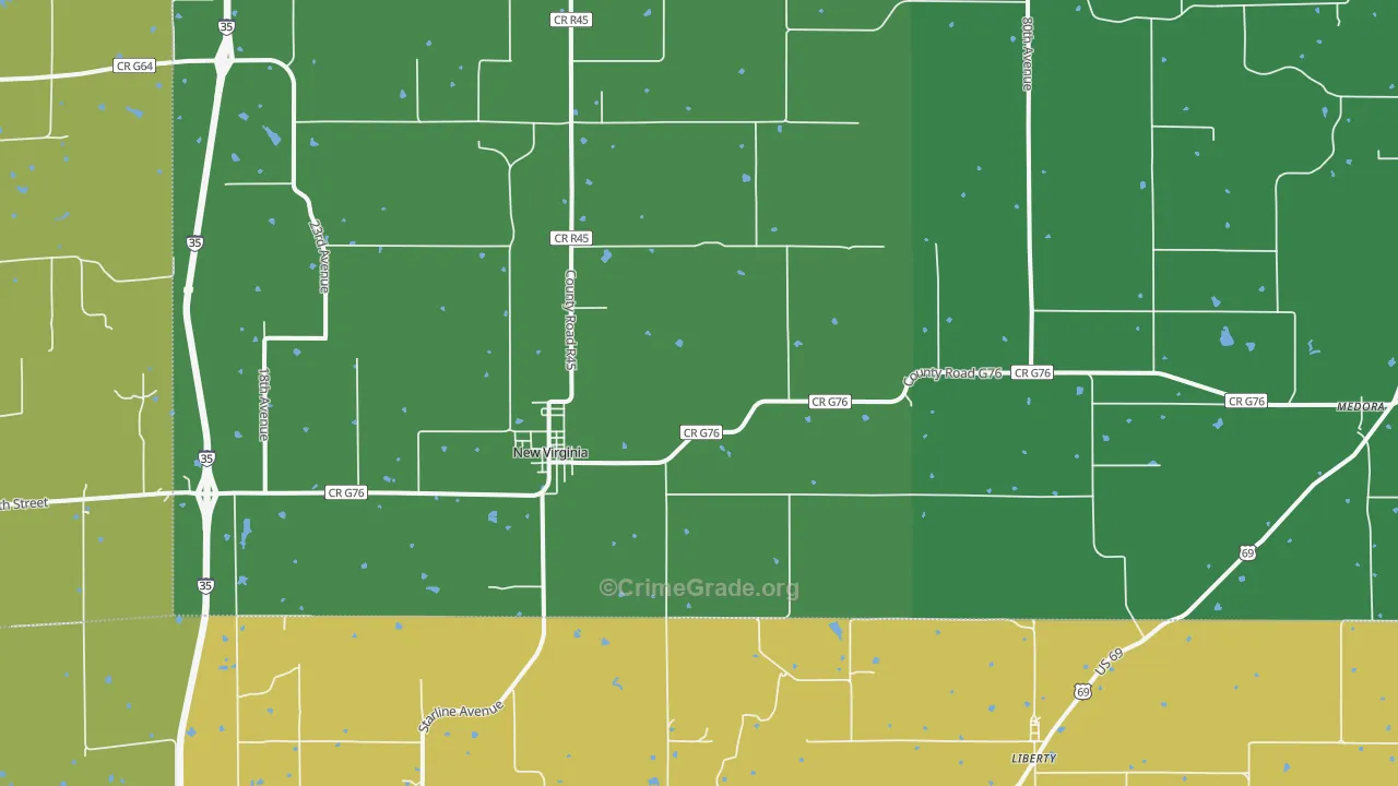 50210, IA Map of Drug-Related Crime Rates