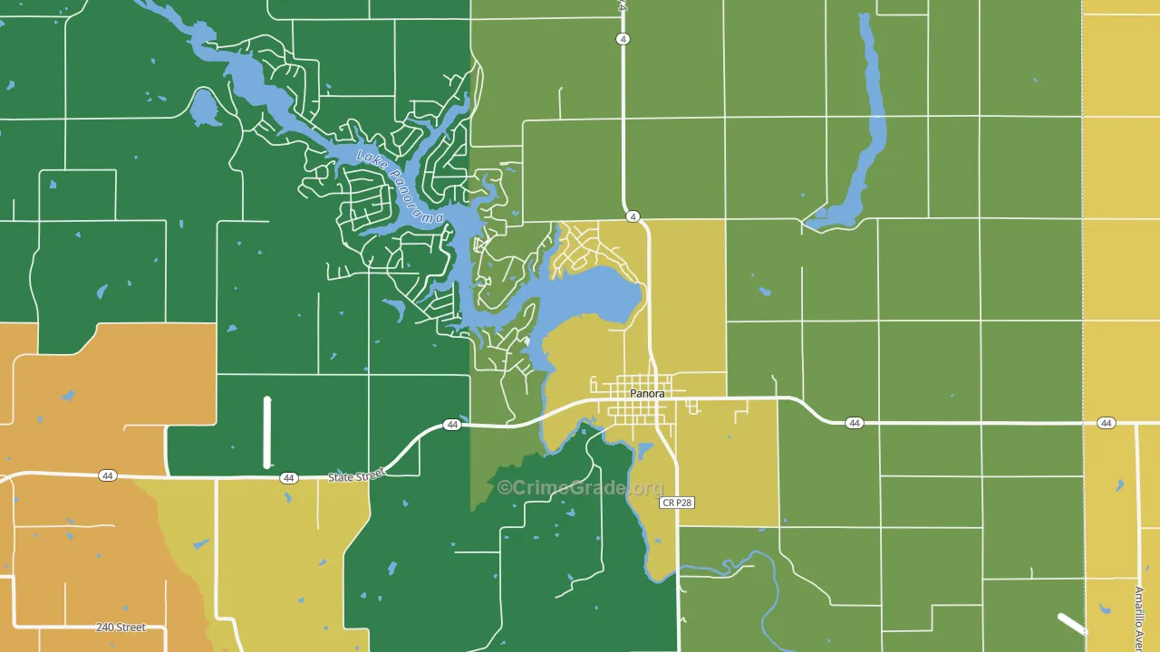 50216, IA Map of Drug-Related Crime Rates