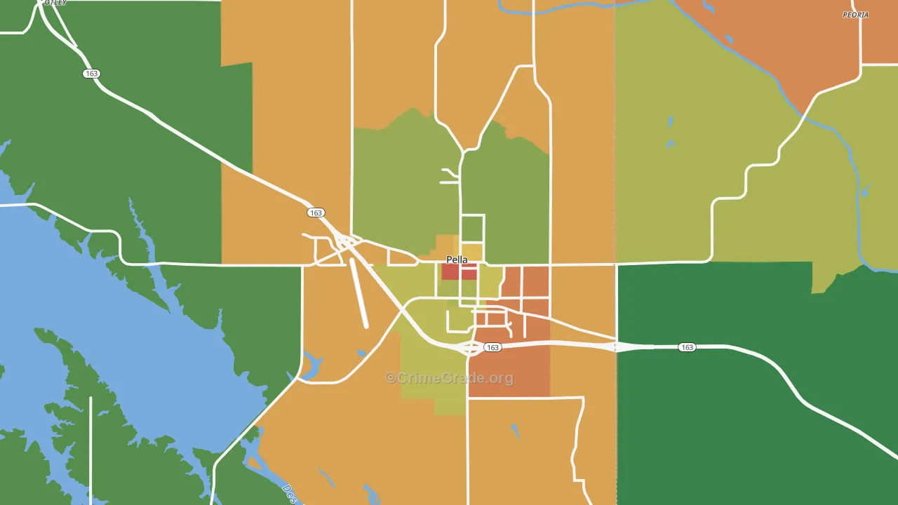50219, IA Map of Drug-Related Crime Rates