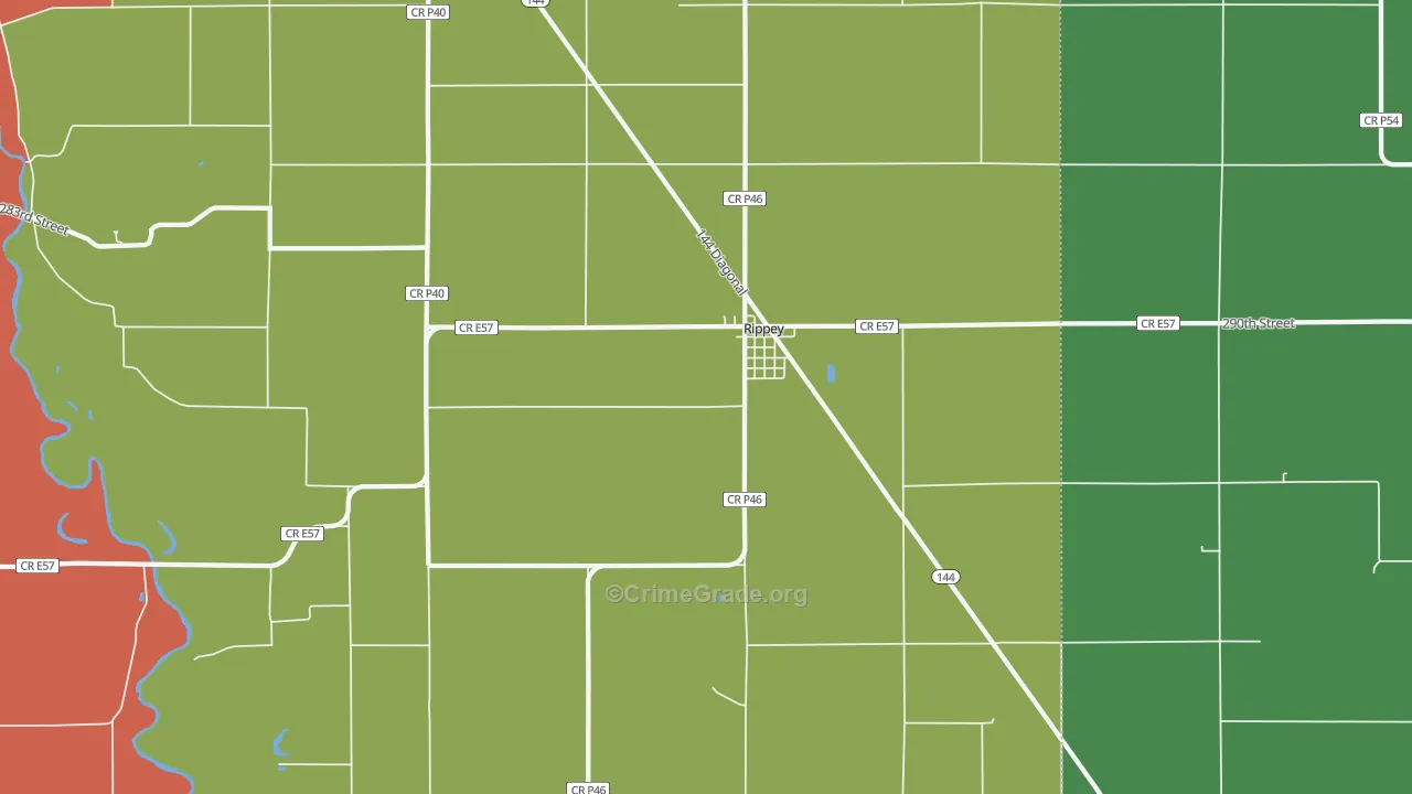 50235, IA Map of Drug-Related Crime Rates