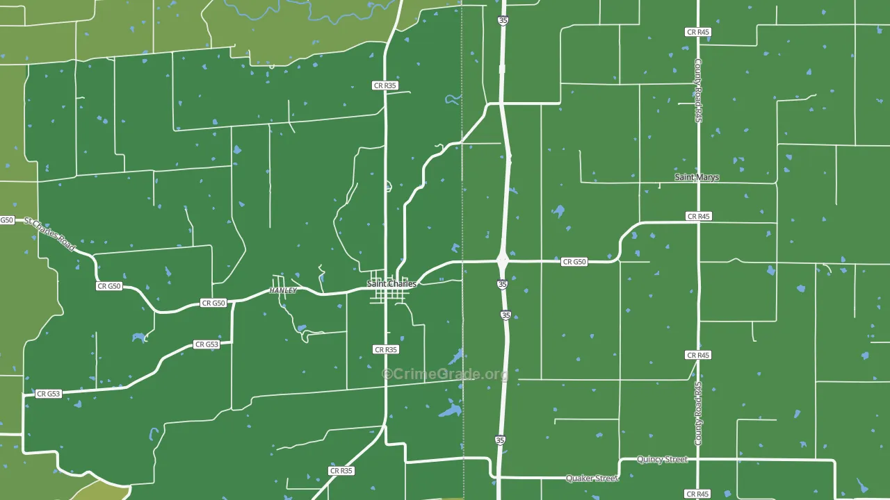 50240, IA Map of Drug-Related Crime Rates
