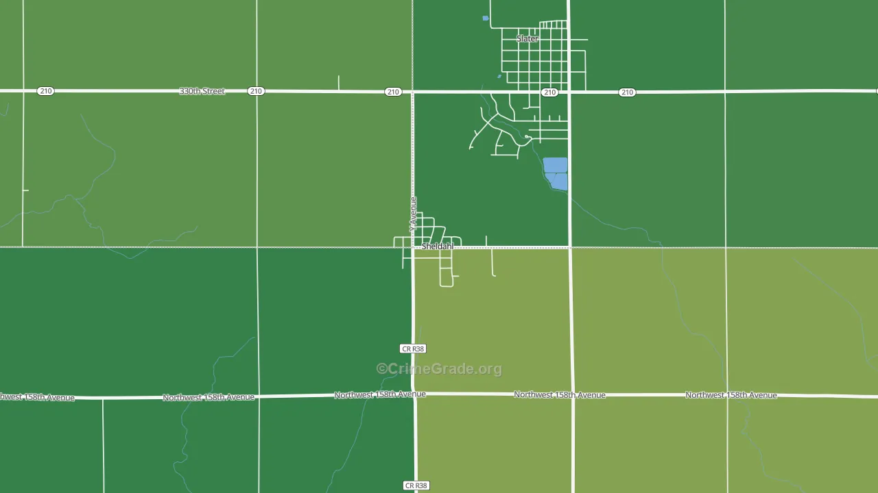 50243, IA Map of Drug-Related Crime Rates