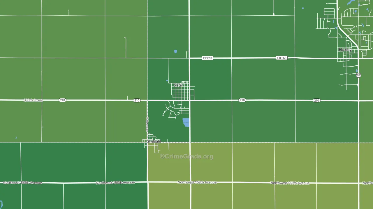 50244, IA Map of Drug-Related Crime Rates
