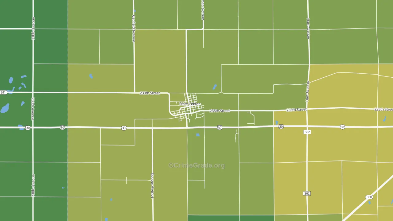 50247, IA Map of Drug-Related Crime Rates
