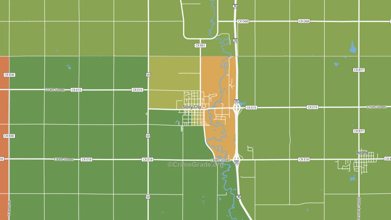 50248, IA Map of Drug-Related Crime Rates