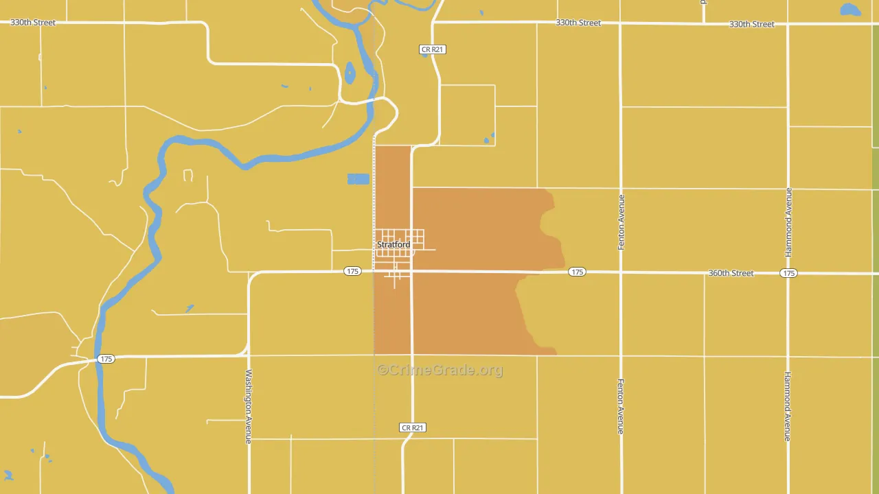 50249, IA Map of Drug-Related Crime Rates