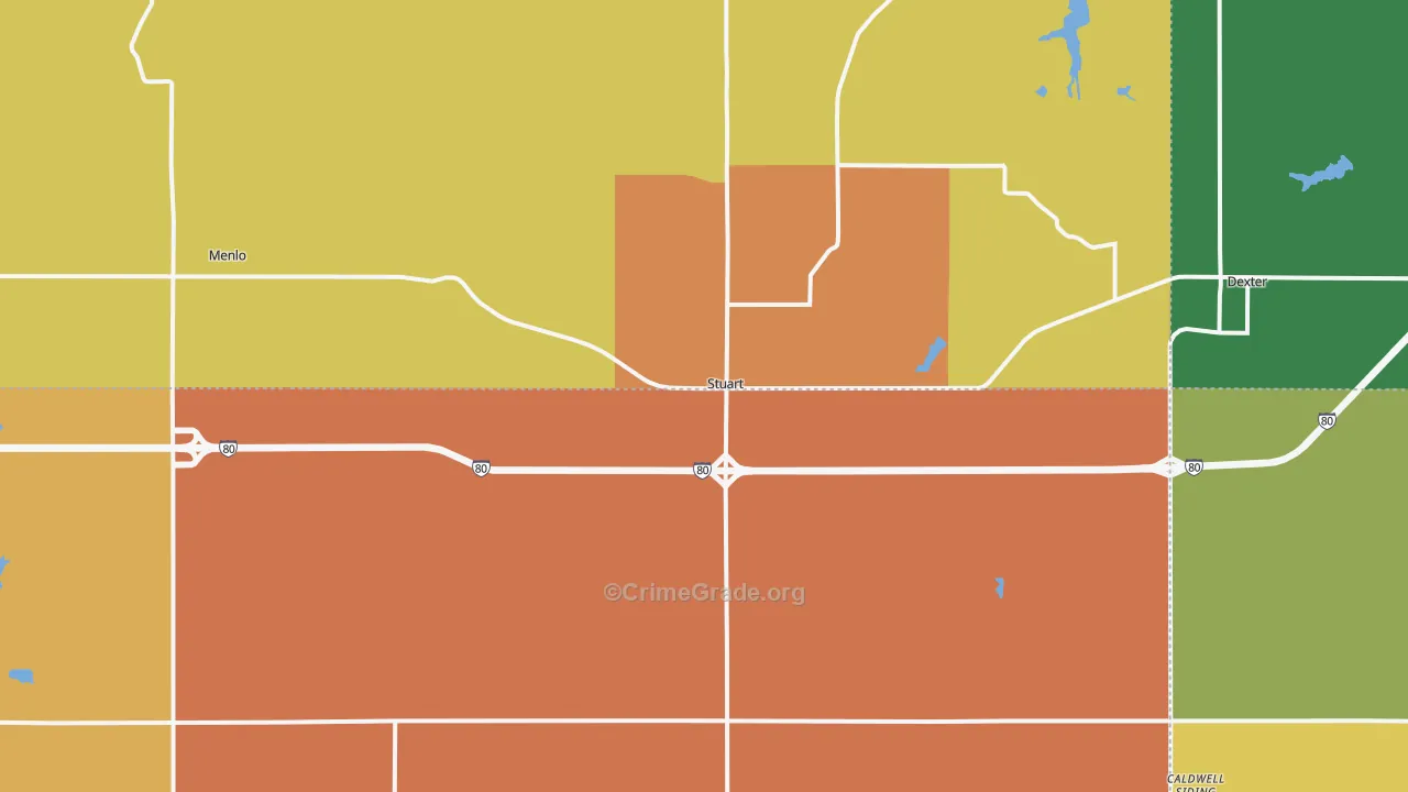 50250, IA Map of Drug-Related Crime Rates
