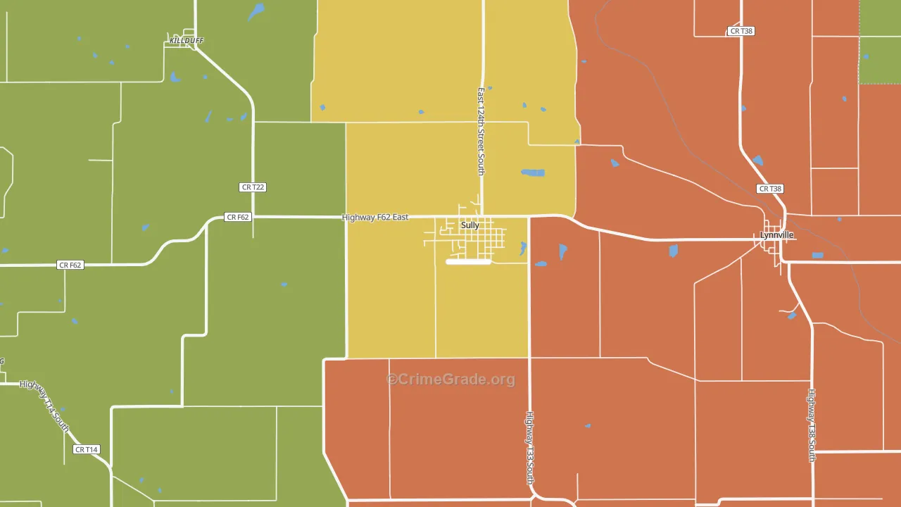 50251, IA Map of Drug-Related Crime Rates