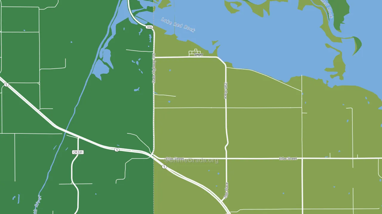 50252, IA Map of Drug-Related Crime Rates