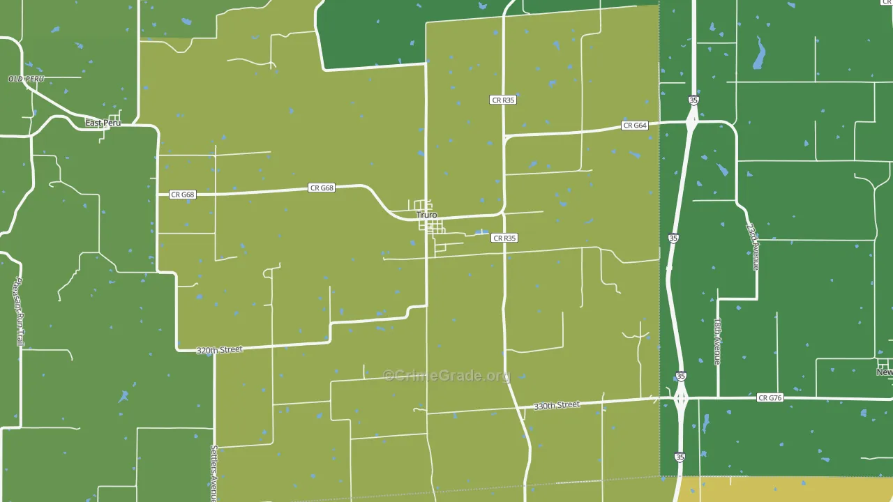 50257, IA Map of Drug-Related Crime Rates