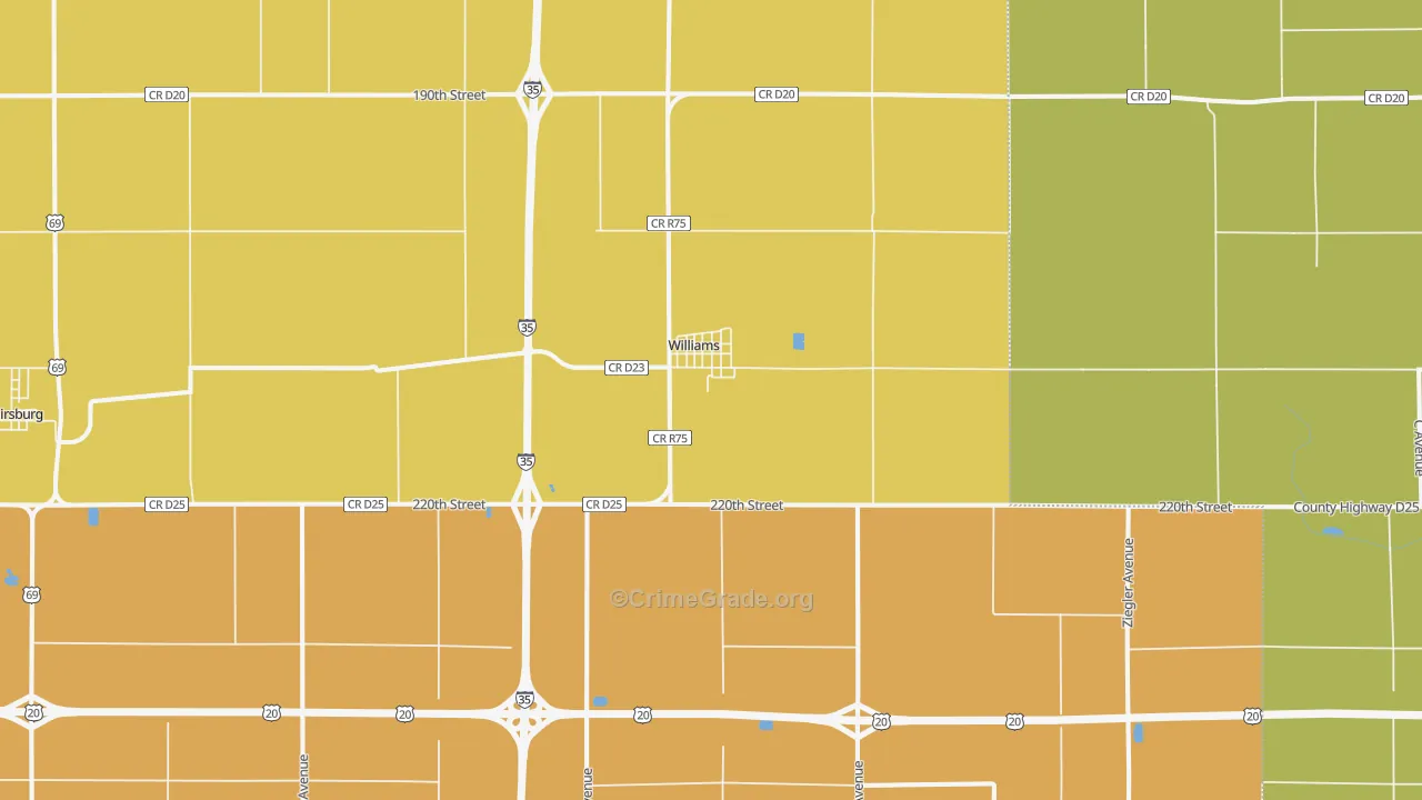 50271, IA Map of Drug-Related Crime Rates
