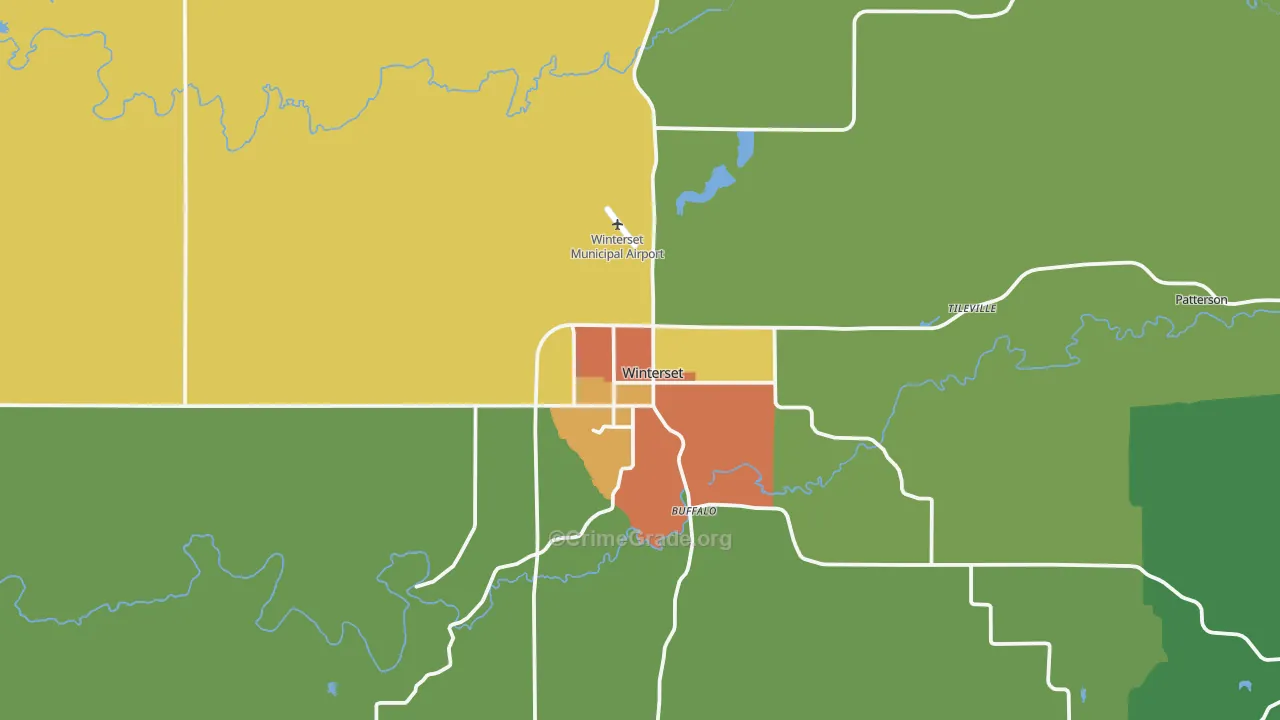 50273, IA Map of Drug-Related Crime Rates
