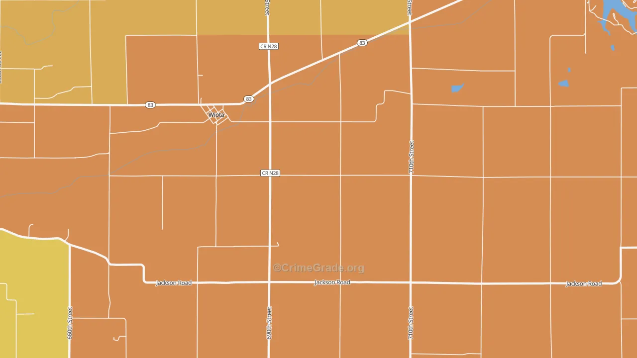 50274, IA Map of Drug-Related Crime Rates