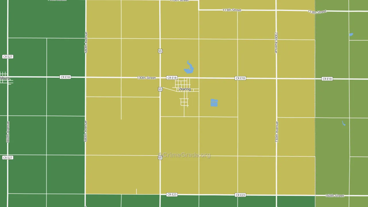 50278, IA Map of Drug-Related Crime Rates