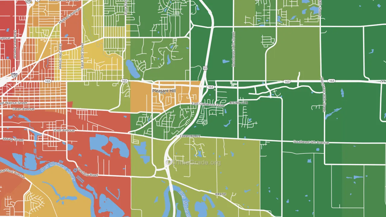 50327, IA Map of Drug-Related Crime Rates