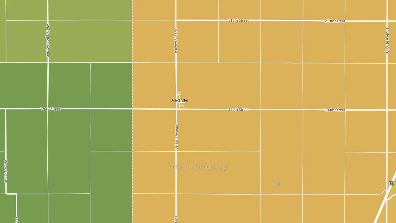 50420, IA Map of Drug-Related Crime Rates
