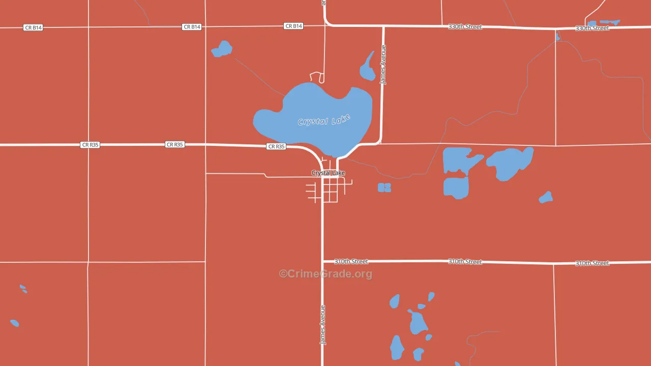 50432, IA Map of Drug-Related Crime Rates