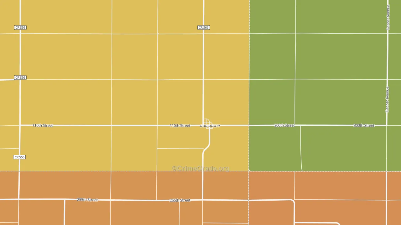 50433, IA Map of Drug-Related Crime Rates