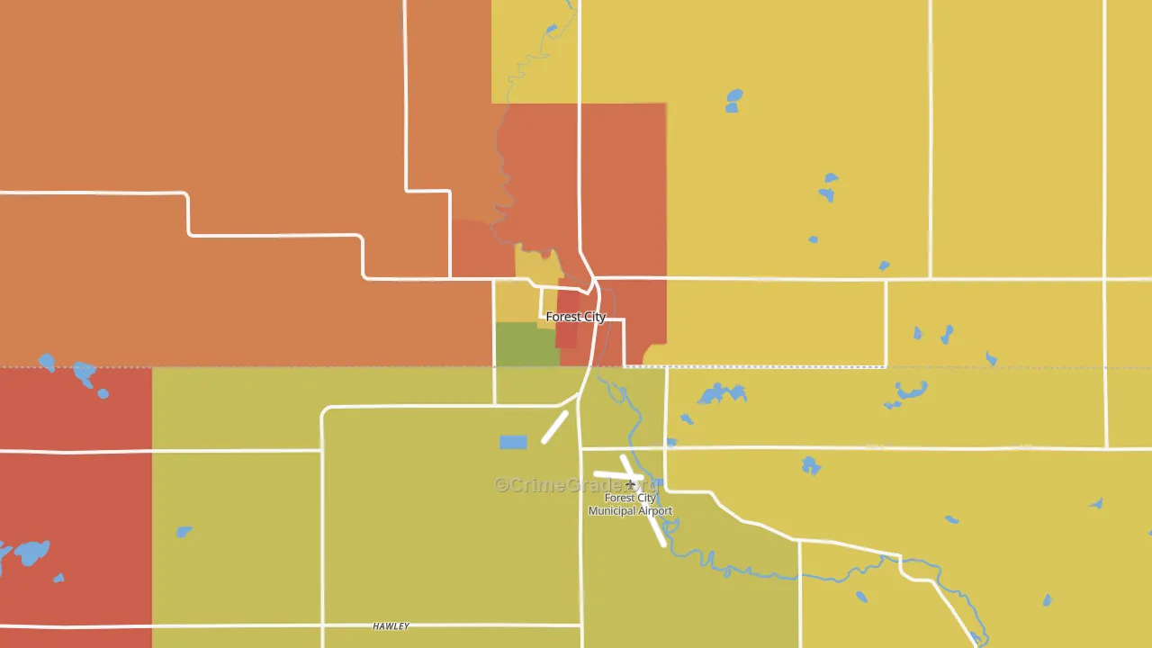 50436, IA Map of Drug-Related Crime Rates