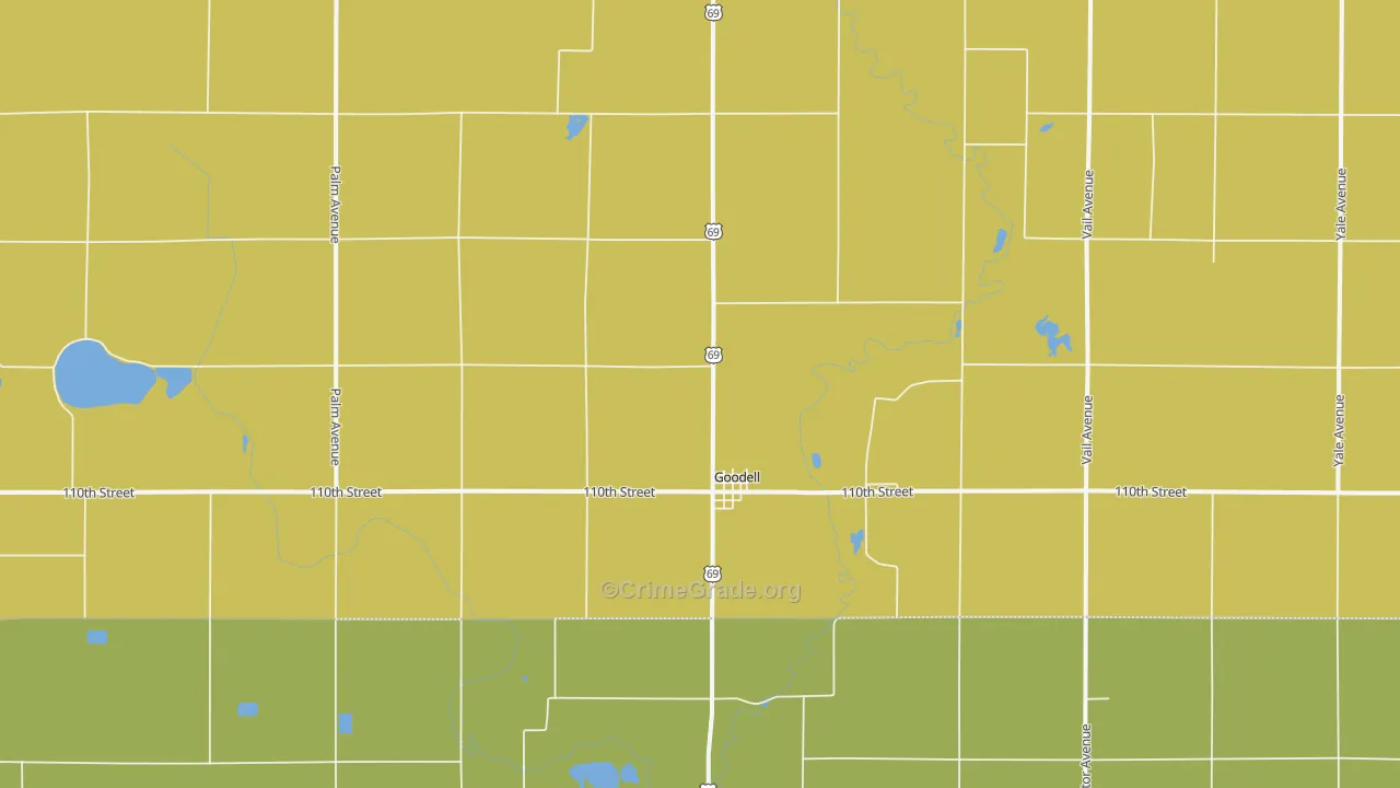 50439, IA Map of Drug-Related Crime Rates