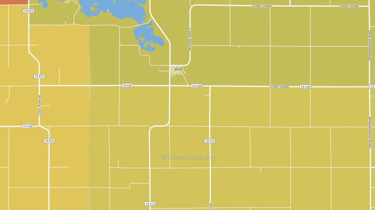 50446, IA Map of Drug-Related Crime Rates